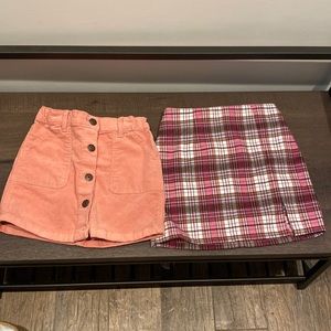 Little girl pink skirt bundle